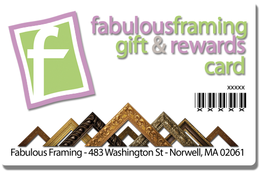 Fabulous Framing Gift Card